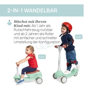 Scooter Evolutiv Chicco 2-in-1, 20 kg, Lenkbar, Gummierte Rade - Img 3