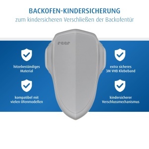 Securitate cuptor reer Protectie copii Culoare gri - Img 3