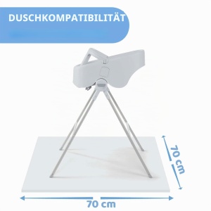 Sediu de dus pentru bebelusi Chicco Bubble Nest, gri, recomandat de la nastere pana la 11 kg - Img 7