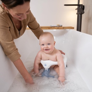 Sediu pentru baie Rotho Babydesign cu siguranta pentru copii, rucsfest, albastru - Img 4
