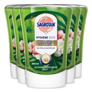 Seif de mana lichid Sagrotan Bluhende Apfelwiese 5 x 250 ml - Hidratant si antibacterian