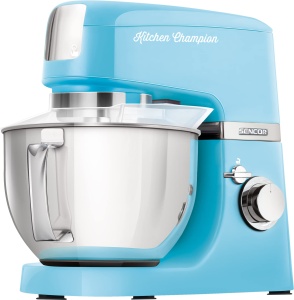 SENCOR STM 6352BL Robot de bucatarie multifunctional (1000 wati, mixer, masina de framantat, cu bol din otel inoxidabil 4,5 L) albastru - Img 3