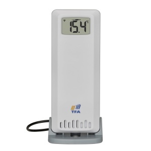 Sender temperatura si umiditate TFA Dostmann TFA-ID A4, alb, profesional - Img 2