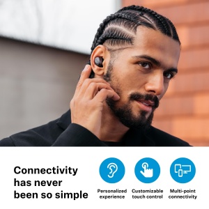 Sennheiser MOMENTUM True Wireless 4 - Casti inteligente Bluetooth 5.4, sunet clar, design ergonomic, 30 de ore de viata a bateriei, Adaptive ANC - Cupru negru - Img 7