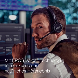 Sennheiser SENNHEISER Impact SDW 5011 Mono USB DECT Casti cu dongle DECT (in loc de baza) pentru PC cu banda pentru cap, banda de urechi sau banda pentru gat, Negru, Standard - Img 7