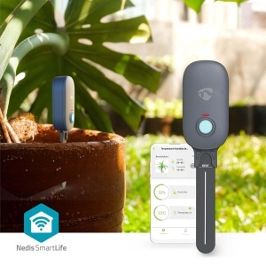 Senzor de umiditate a solului Nedis BTSM1GY - Bluetooth, IP55, pentru AndroidiOS - Img 5