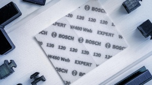 Set 10 foi slefuit manual Bosch EXPERT W480 115x140 mm granulatie 240 tehnologie Flexi-Web - Img 4