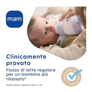 Set 2 Biberoane Anti-Colici MAM Easy Start, 160 ml, Silikon SkinSoft, Albastru - Img 6