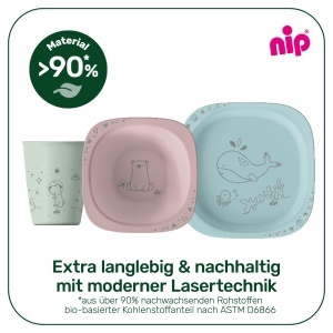 Set 2 boluri pentru bebelusi nip ergonomice din materiale sustenabile roz - Img 5