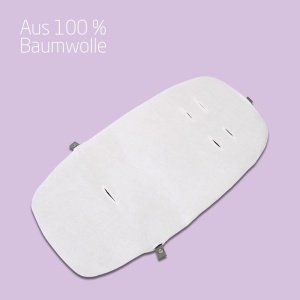 Set 2 cearceafuri Maxi-Cosi Alba 100 bumbac alb pentru patut Alba All-in-One - Img 2