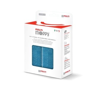 Set 2 Lavete Microfibra Polti Moppy pentru Mop cu Abur, Albastru - Img 2