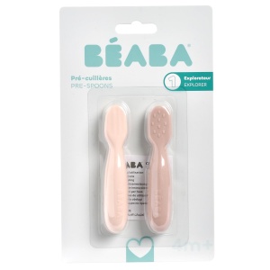Set 2 linguri pentru bebelusi Beaba Silikon ergonomic texturat 4 luni - Img 7