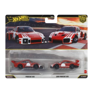 Set 2 Masini Hot Wheels Premium Car Culture (Porsche 935 2018 Porsche 935), 164, Metal