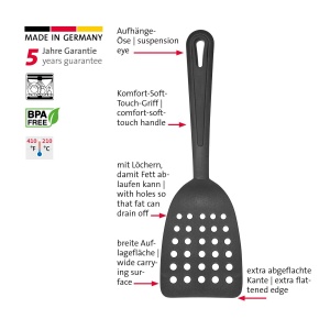 Set 2 Spatule Westmark Gentle Negru 283722E3 Plastic BPA-Free - Img 5
