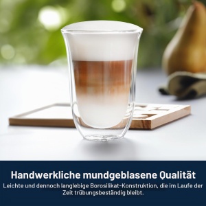 Set 2 Termoglaze DeLonghi DLSC312, Borosilikat, 330 ml, Spalare Automata - Img 3