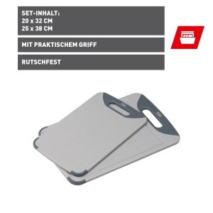Set 2 tocatoare din plastic Silit, cu maner, 2 dimensiuni, protectie lame, rand pentru lichide - Img 2