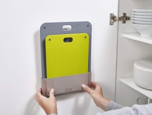 Set 2 tocatoare Joseph Joseph DoorStore montare pe usa multicolor 34x24 cm si 275x20 cm - Img 3