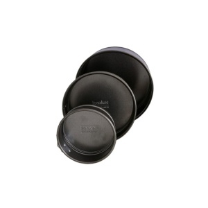Set 3 Forme de Copt Zenker 9991950, Mini-Runde, Inox, 12 cm, 16 cm, 18 cm