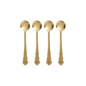 Set 4 Linguri Aurii Bialetti Bridgerton, Design Elegant din Otel Inoxidabil - Img 2
