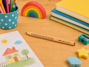 Set 6 Bleistifte Jumbo Faber-Castell Grip, HB, Ergonomici - Img 2