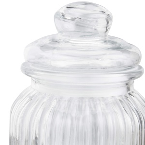 Set 6 Borcane Sticla Relaxdays, 700 ml, Transparent, Cu Capac - Img 7