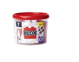 Set accesorii constructie Simba Blox 7 usi si 7 rame compatibile cu alte marci pentru copii 3 ani