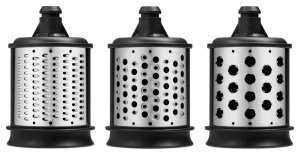 Set accesorii KitchenAid pentru razuire si feliere compatibil cu robotul de bucatarie KitchenAid