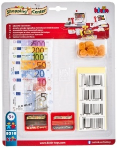 Set Accesorii pentru Casa de Marcat Theo Klein 9316 cu Bani de Jucarie si Coduri EAN - Img 2