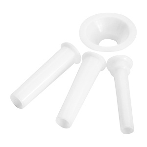 Set accesorii Westmark Wurstfulltrichter 4 piese pentru masina de tocat carne alb