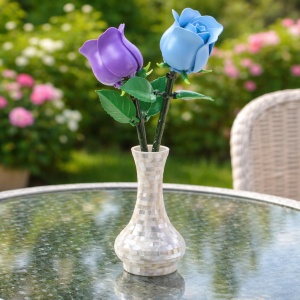 Set Bauset 3D-Rose - 50 Piese, Decorativa, Culoare Aleatorie, Creativitate pentru Copii - Img 4