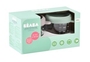 Set Beaba 2 recipiente sticla 250 ml SalbeigreenGazelle rezistent la temperaturi - Img 7