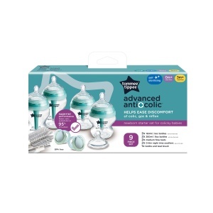 Set biberoane Tommee Tippee Advanced Anti-Colic cu sistem anti-colici si senzor de temperatura 0 luni - Img 2