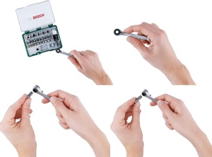 Set Bosch 27 Piese Bituri si Racheta - Codare Colorata Quick-Change Compact - Img 4