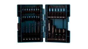 Set burghie si biti Makita B-66896 Impact Black 33 piese calitate premium - Img 1