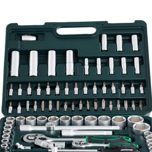 Set chei tubulare Bruder Mannesmann M98410 94 piese otel crom-vanadiu - Img 6