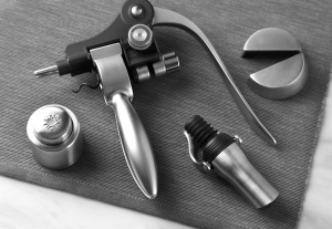 Set complet pentru vin BERGNER Wine Expert - 5 piese, inox, aluminiu - Img 5