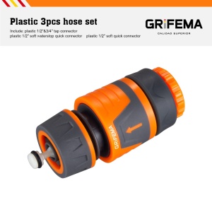 Set Conectori pentru Stropire GRIFEMA, 12, cu Sistem de Oprire a Apei, Orange - Img 4