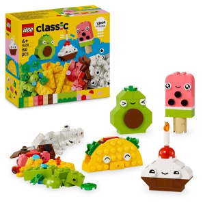 Set Constructie LEGO Classic Kreativ Snack Bauspa 11039, 150 piese, pentru copii 4