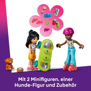 Set Constructie LEGO Friends - Aventuri cu Prietenii, 220 Piese, Masina cu Remorca - Img 5