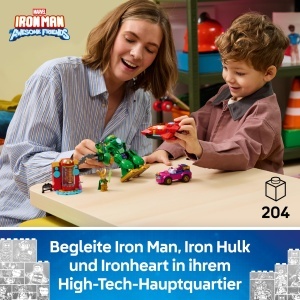 Set Constructie LEGO Marvel Loki vs. Echipa Iron Man 11211, 204 piese, 4 figurine - Img 3