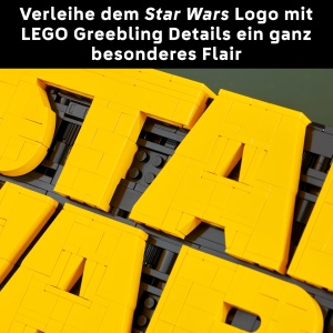 Set Constructie LEGO Star Wars 75407 - Logo 3D pentru Birou, 700 Piese - Img 5