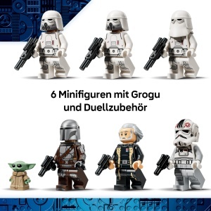 Set Constructie LEGO Star Wars 75454 AT-AT cu 6 Figurine si Shuttle - Img 6