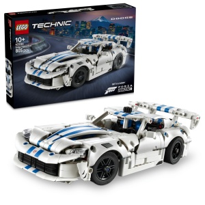 Set Constructie LEGO Technic Dodge Viper GTS-R - 805 Piese, cu Motor V10, 30 cm