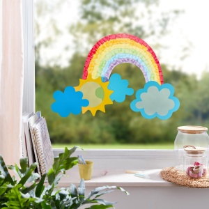 Set Creativ HABA Sachenmacher Fenestru cu Regenbogen pentru Copii, 19 Baze Colorate - Img 6
