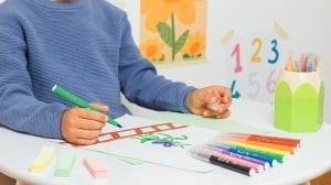 Set Creioane Aquarell BIC Kids Visaquarelle, 10 culori, cu varf flexibil - Img 7