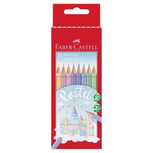 Set Creioane Colorate Faber-Castell Metallic si Pastel, 20 bucati - Img 2