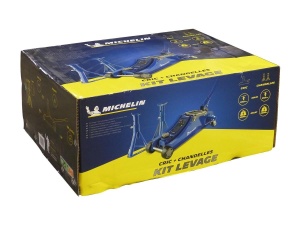 Set cric hidraulic Michelin 009558 capacitate 18T cu pereche de suporturi 2T - Img 3