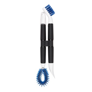 Set curatare OXO Good Grips 12155000 4-in-1 Negru pentru zone greu accesibile