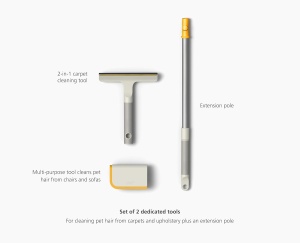 Set curatare pentru par de animale Joseph Joseph CleanTech 3 piese, cu maner telescopic - Img 5