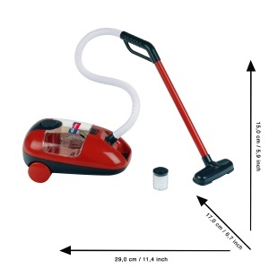 Set curatenie copii Theo Klein 6792 Vileda carucior aspirator cu sunet stativ rufe - Img 5
